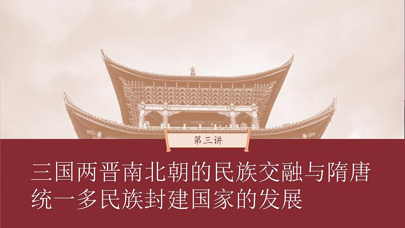 高考历史一轮复习（部编版新高考） 第3讲 课题6　隋唐盛衰及其制度上的重要建树 (含详解)课件PPT01