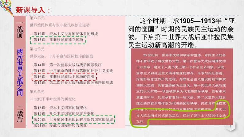 2022-2023学年高中历史统编版（2019）选择性必修三第16课 亚非拉民族民主运动的高涨 课件第1页