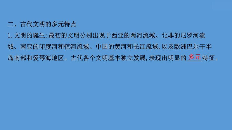 (新高考)高考历史一轮复习课件课题29 文明的产生与早期发展 课件 (含详解)第8页