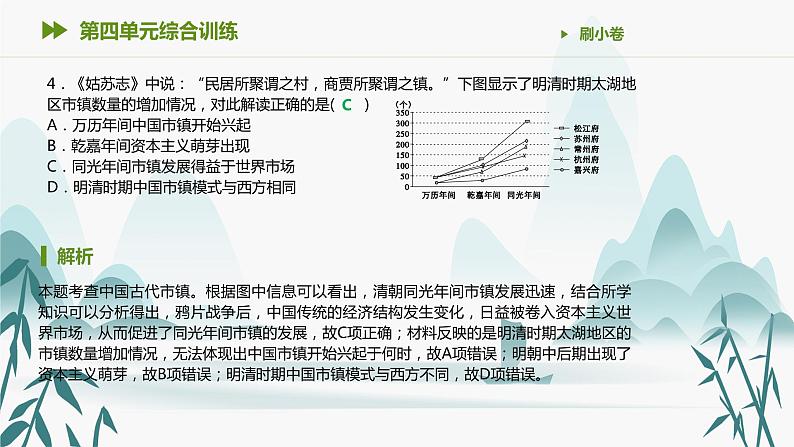 第四单元综合训练课件PPT第5页