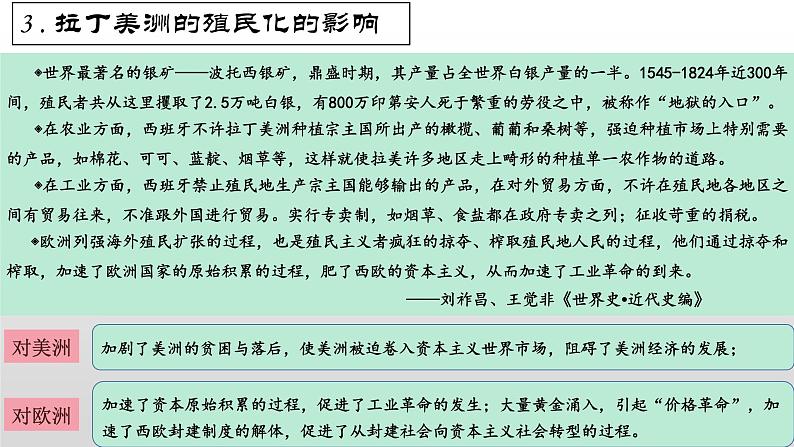 2022-2023学年高中历史统编版（2019）必修中外历史纲要下册第12课  资本主义世界殖民体系的建立 课件第8页