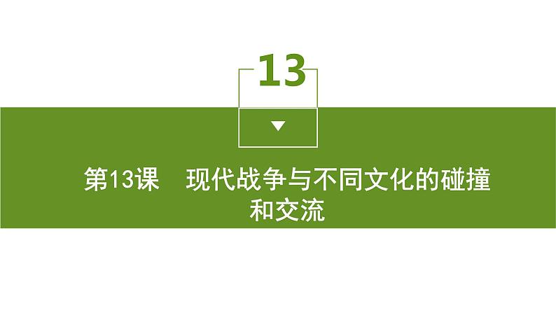 第13课　现代战争与不同文化的碰撞和交流课件PPT01