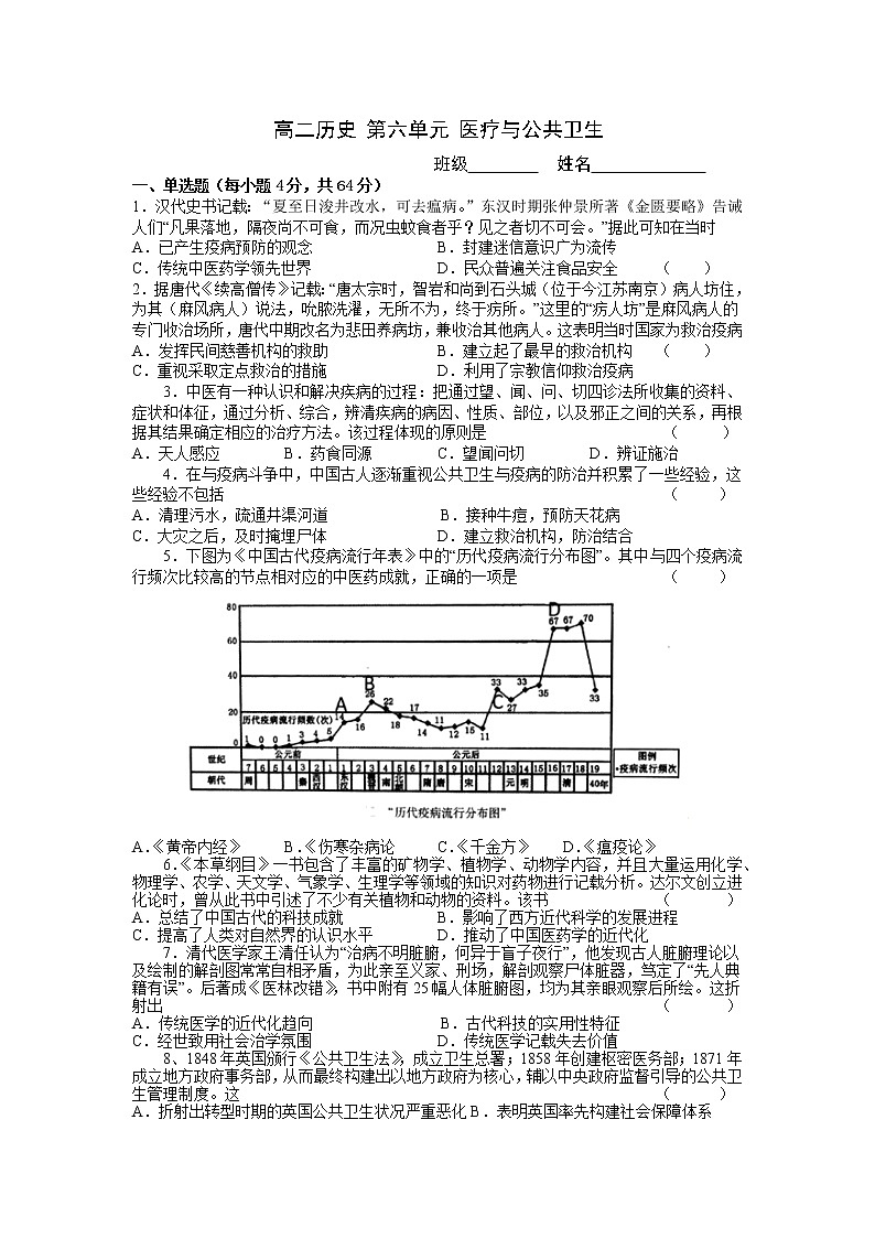 湖南省益阳市桃江县第一中学2022-2023学年高二下学期第三次周考历史试题01