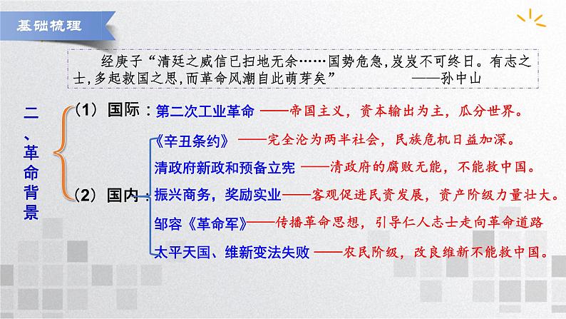 单元复习06  辛亥革命与中华民国的建立【过知识】  - 2022-2023学年高一历史单元复习（统编版·中外历史纲要上）第6页