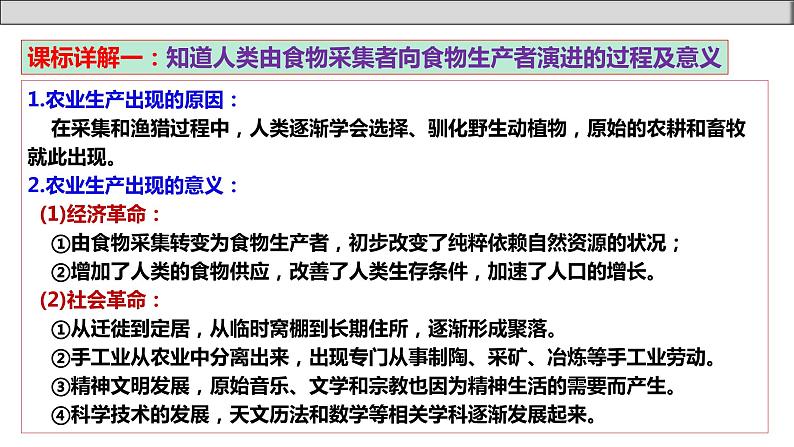 单元复习01  食物生产与社会生活【过知识】 - 2022-2023学年高二历史单元复习（选择性必修2） 课件07