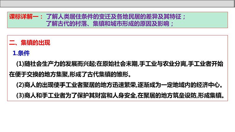 单元复习04  村落、城镇与居住环境【过知识】- 2022-2023学年高二历史单元复习（选择性必修2） 课件08