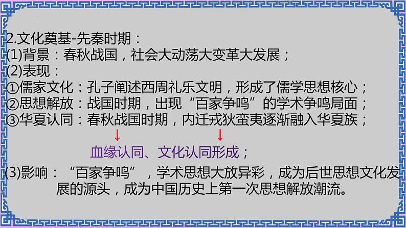 单元复习01 源远流长的中华文化 【课件】- 2022-2023学年高二历史单元复习（选择性必修3：文化交流与传播）07