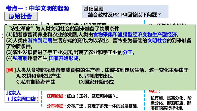 2024届一轮复习第1讲先秦史之中华文明的起源与早期国家课件PPT05