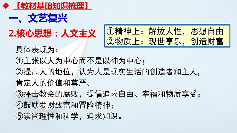 文艺复兴与宗教改革 高考人教版历史一轮复习课件PPT06