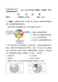 吉林省长春市第五中学2022-2023学年高一下学期第一学程（期中）考试历史试题