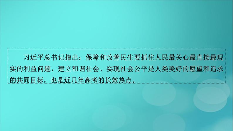 （新高考适用）2023版高考历史二轮总复习 第2部分 专项3 聚焦六大热考主题 主题4民生福祉——关注民生问题和社会保障问题课件PPT04