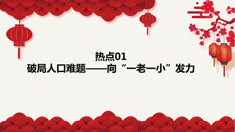 热点01 破局人口难题——向“一老一小”发力-冲刺2022年高考历史热点复习课件第1页