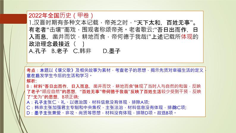 2020-2022年高考真题反映、体现、说明、表明类选择题解答技巧 课件--2023届高考历史三轮冲刺第6页