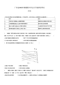 2022年新高考广东历史高考真题 (原卷)