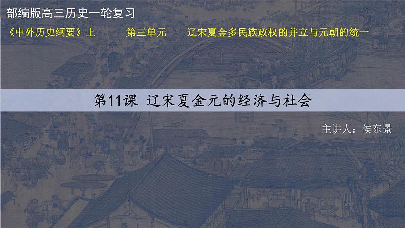 复习课件：第11课 辽宋夏金元的经济与社会（46页）第2页