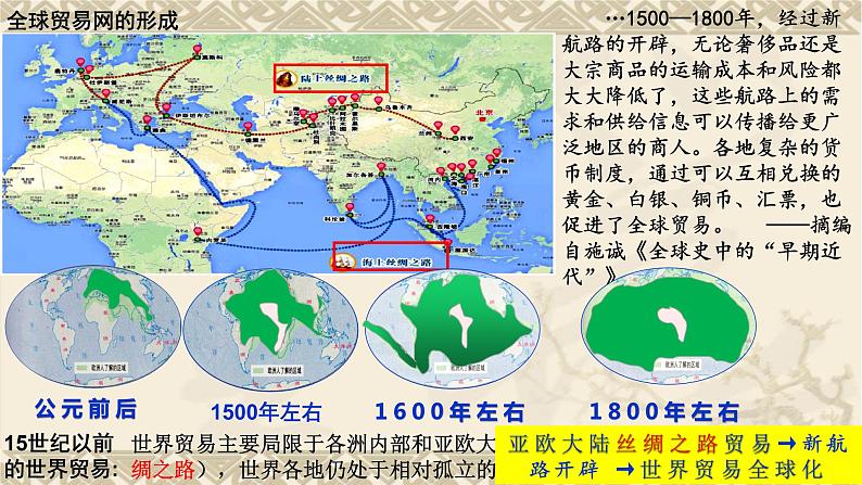 第10课 近代以来的世界贸易与文化交流的扩展 课件--2022-2023学年高中历史统编版（2019）选择性必修3文化交流与传播05