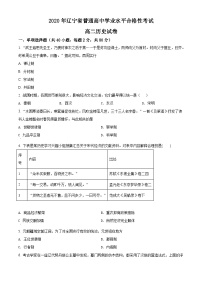 精品解析：辽宁省大连市普兰店区第二中学2020-2021学年高二学业水平合格性考试历史试题