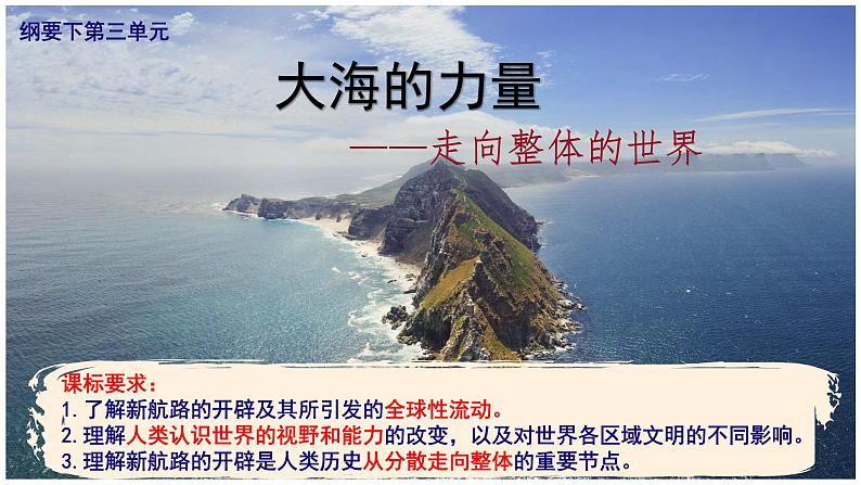 第三单元 大海的力量——走向整体的世界 课件--2022-2023学年高中历史统编版（2019）必修中外历史纲要下册第2页