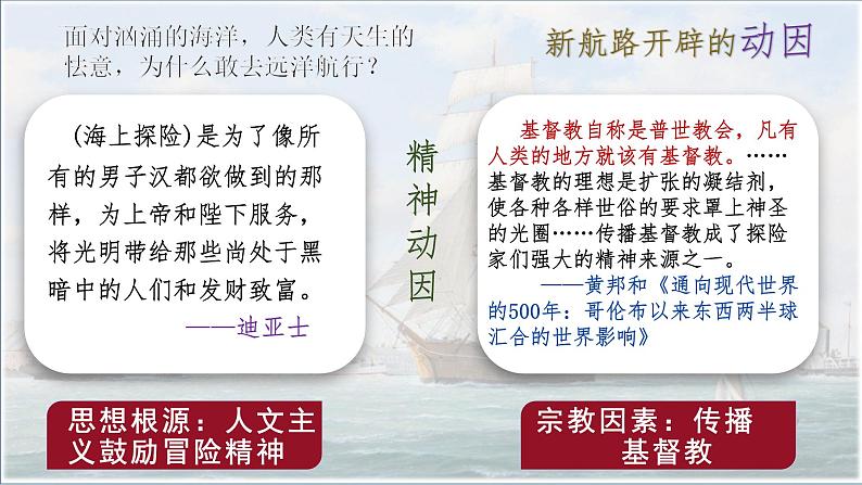 第三单元 大海的力量——走向整体的世界 课件--2022-2023学年高中历史统编版（2019）必修中外历史纲要下册第6页