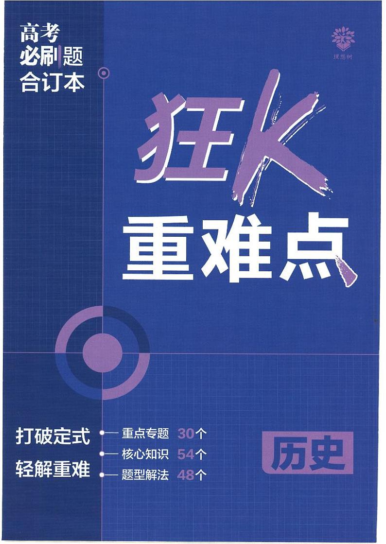 【8】2023版《高考必刷题合订本（全国版）》-历史 狂K重难点第1页
