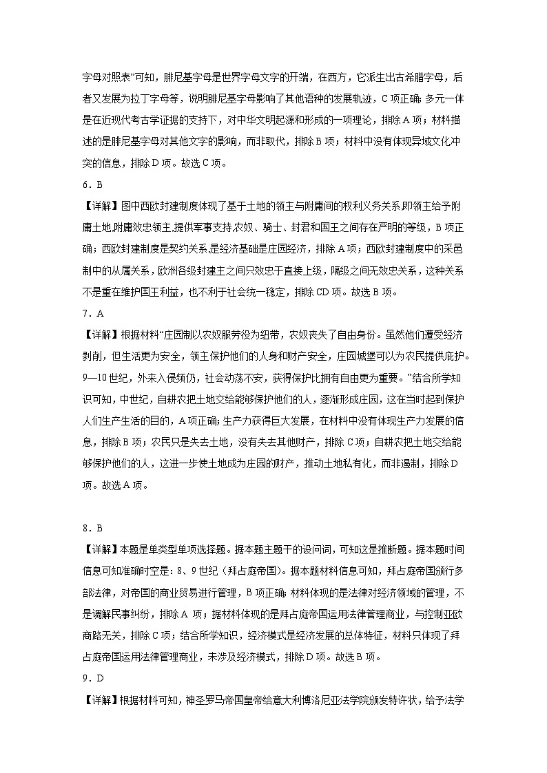 辽宁省锦州市某校2022-2023学年高一下学期期中考试历史试题+02