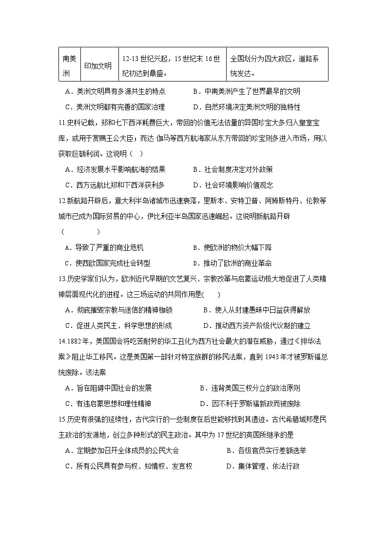 万源中学2022-2023学年高一下月考考试第3页