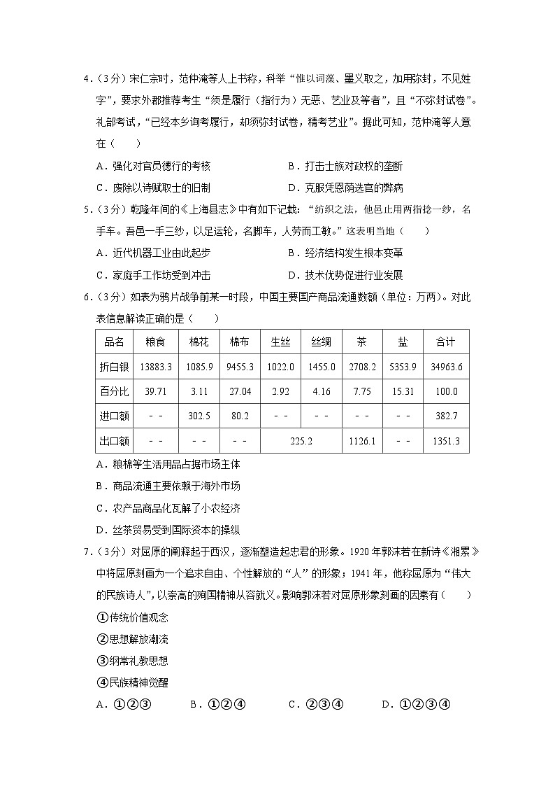 2021年北京市朝阳区高考历史一模试卷02