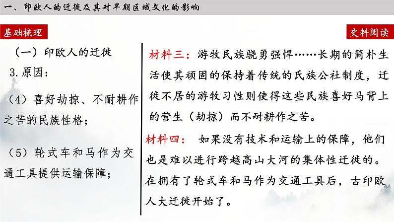 第6课 古代人类的迁徙和区域文化的形成 课件--2022-2023学年高中历史统编版（2019）选择性必修3文化交流与传播第7页