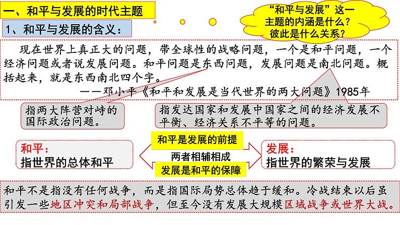 第23课 和平发展合作共赢的时代潮流 课件--2022-2023学年高中历史统编版（2019）必修中外历史纲要下册第3页