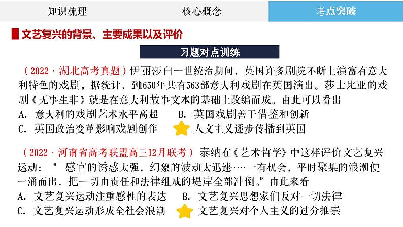 专题29 近代西方思想解放潮流、文化交融与冲突 课件--2023届高三统编版历史二轮复习第4页