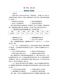 人教统编版选择性必修2 经济与社会生活第一单元 食物生产与社会生活第2课 新航路开辟后的食物物种交流练习题