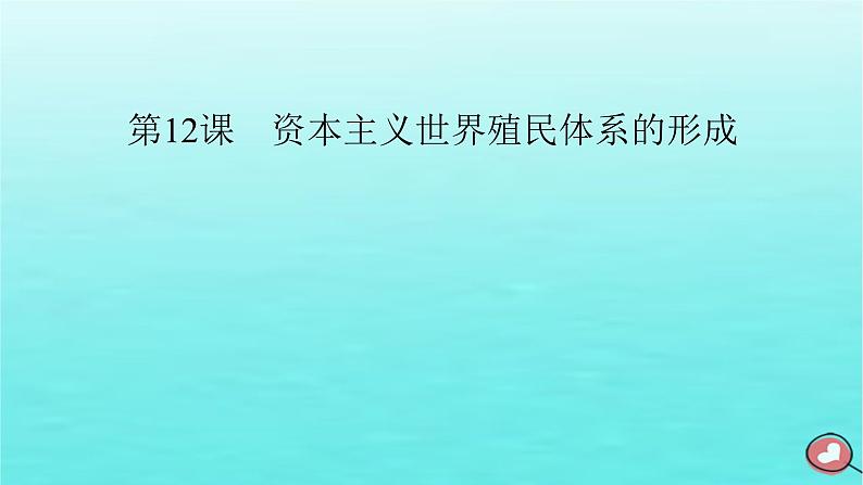 新教材2023年高中历史第6单元世界殖民体系与亚非拉民族独立运动第12课资本主义世界殖民体系的形成课件部编版必修中外历史纲要下02