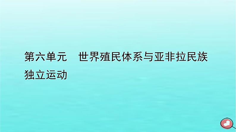 新教材2023年高中历史第6单元世界殖民体系与亚非拉民族独立运动第13课亚非拉民族独立运动课件部编版必修中外历史纲要下第1页