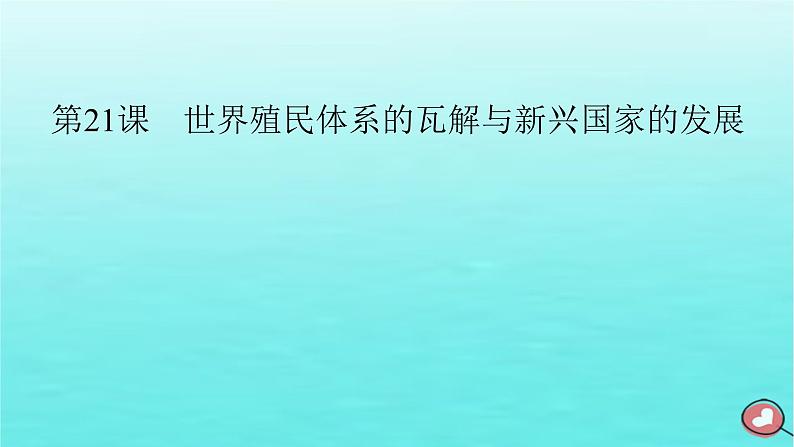 新教材2023年高中历史第8单元20世纪下半叶世界的新变化第21课世界殖民体系的瓦解与新兴国家的发展课件部编版必修中外历史纲要下第2页