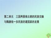 新教材2023年高中历史第2单元三国两晋南北朝的民族交融与隋唐统一多民族封建国家的发展第8课三国至隋唐的文化课件部编版必修中外历史纲要上