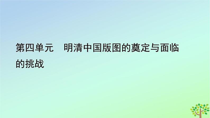 新教材2023年高中历史第4单元明清中国版图的奠定与面临的挑战第14课清朝前中期的鼎盛与危机课件部编版必修中外历史纲要上01