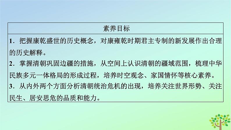 新教材2023年高中历史第4单元明清中国版图的奠定与面临的挑战第14课清朝前中期的鼎盛与危机课件部编版必修中外历史纲要上06