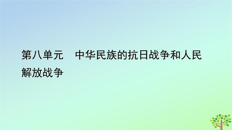 新教材2023年高中历史第8单元中华民族的抗日战争和人民解放战争第25课人民解放战争课件部编版必修中外历史纲要上01