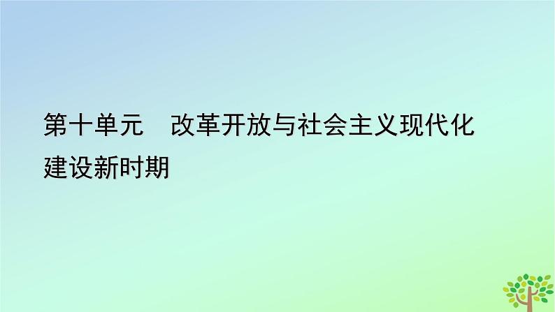 新教材2023年高中历史第10单元改革开放与社会主义现代化建设新时期第28课中国特色社会主义道路的开辟与发展课件部编版必修中外历史纲要上第1页