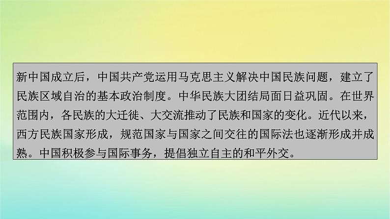 新教材2023年高中历史第4单元民族关系与国家关系第11课中国古代的民族关系与对外交往课件部编版选择性必修106