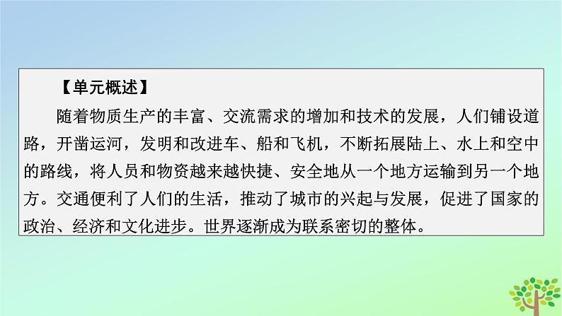 新教材2023年高中历史第5单元交通与社会变迁第12课水陆交通的变迁课件部编版选择性必修203