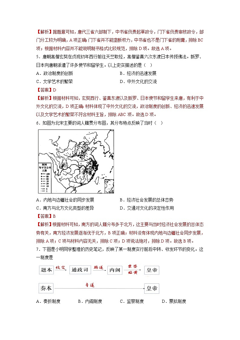 2022年12月山东省普通高中学业水平合格性考试历史模拟卷02（解析版）第2页