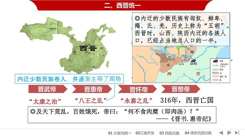 统编版必修中外历史纲要上第5课 三国两晋南北朝的政权更迭课件PPT第7页