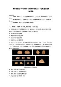 2022-2023学年河南省焦作市博爱县第一中学高二下学期5月月考历史试题含答案