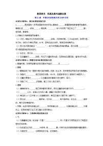第四单元  民族关系与国家关系 ——【期末复习】高中历史全册必背知识点梳理（选择性必修一）