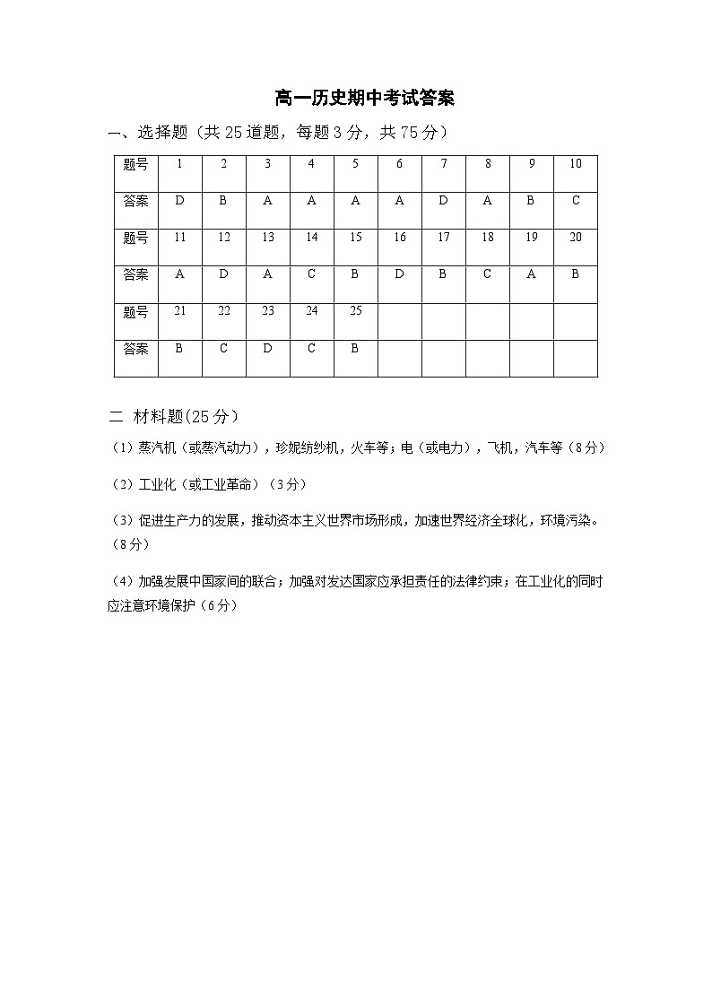 黑龙江省哈尔滨市哈32中2022-2023学年高一下学期期中考试历史试卷Word版含答案01