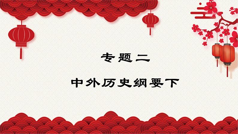 专题02 中外历史纲要下册-高考历史核心考点必背知识清单（统编版）课件PPT01