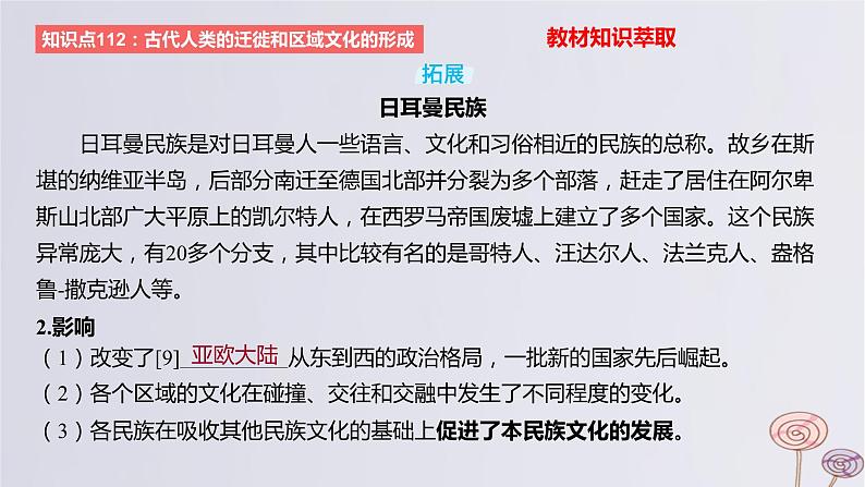 2024版高考历史一轮复习教材基础练第十六单元文化交流与传播第3节人口迁徙文化交融与认同教学课件08