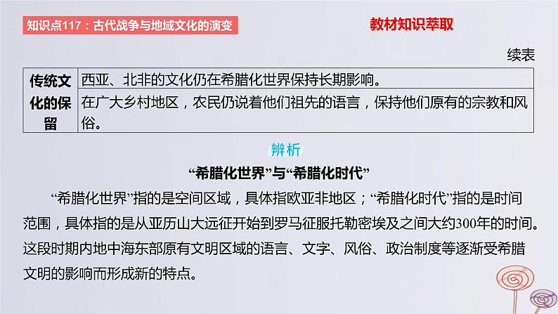 2024版高考历史一轮复习教材基础练第十六单元文化交流与传播第5节战争与文化交锋教学课件第5页