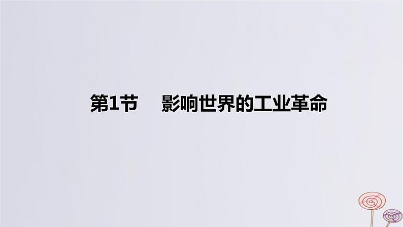 2024版高考历史一轮复习教材基础练第十一单元工业革命与马克思主义的诞生及世界殖民体系的形成第1节影响世界的工业革命教学课件05